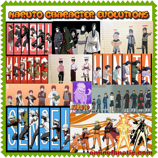 Naruto Character Chart