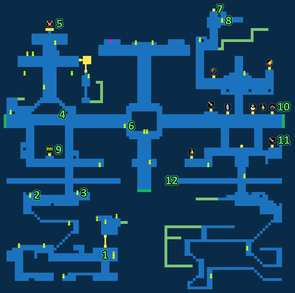 FFBE Royal Capital Grandshelt Quest Map
