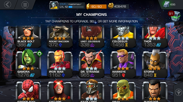 Marvel Contest of Champions 1