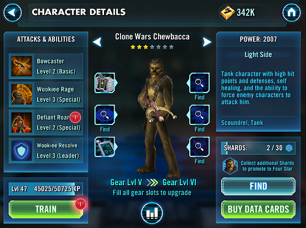 Star Wars: Galaxy of Heroes Clone Wars Chewbacca Review