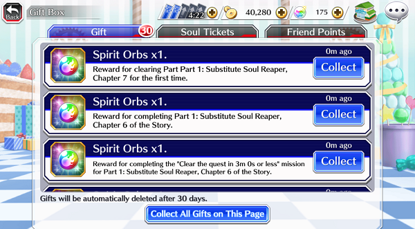 Bleach Brave Souls Spirit Orbs Inbox