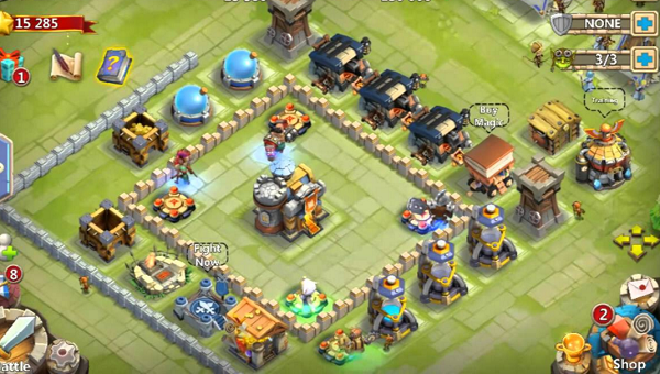 Castle Clash Age of Legends Battle