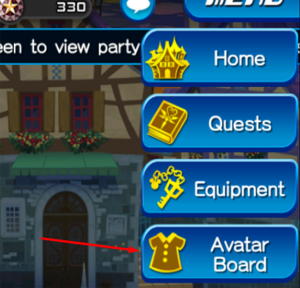 Kingdom hearts Unlimted X Avatar Board location