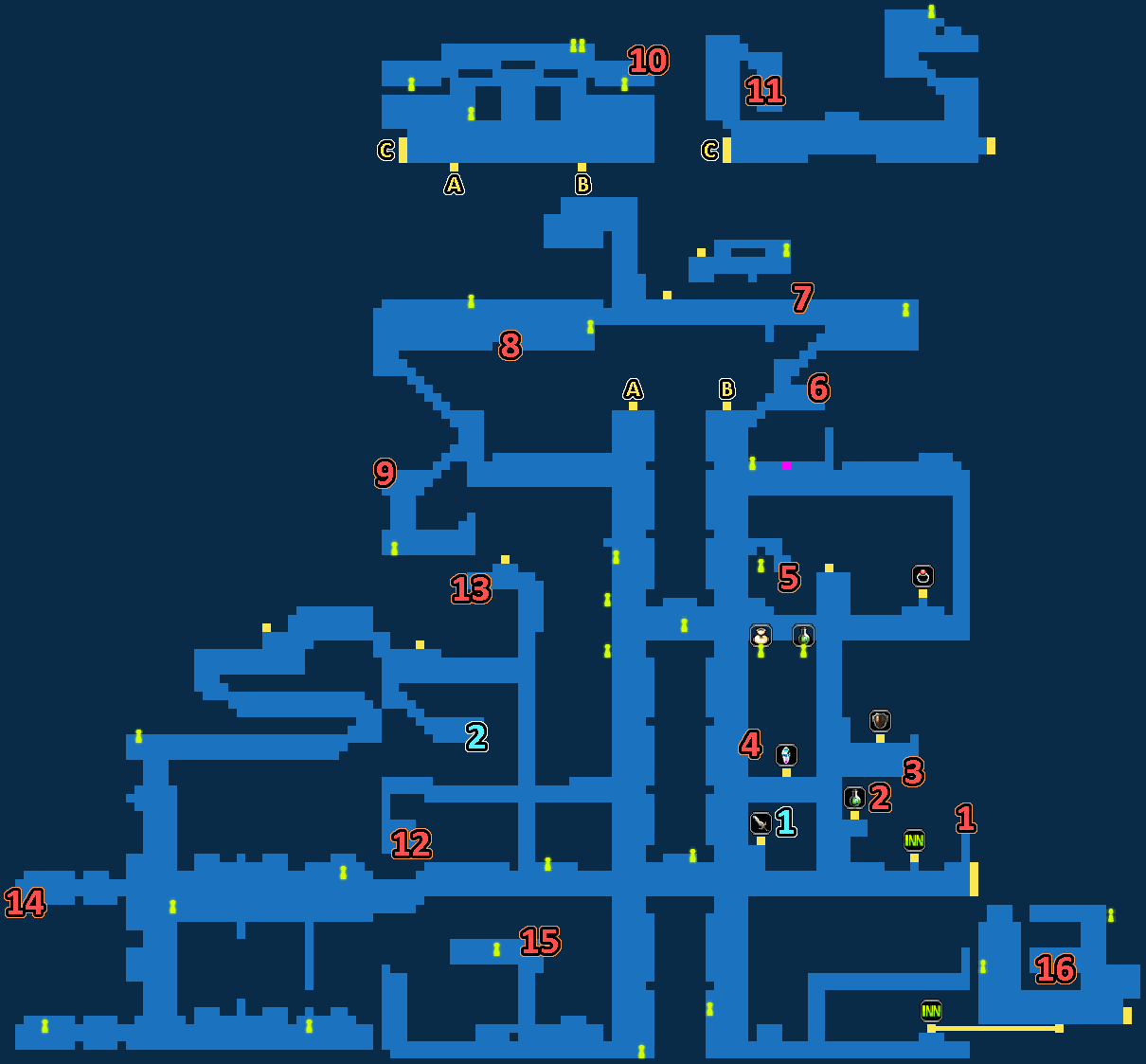 FFBE Grandport Treasure Map