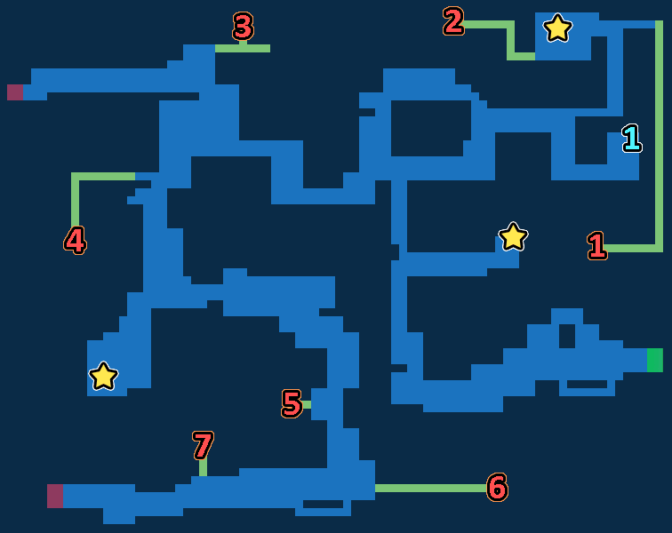 FFBE Phantom Forest Exploration Map