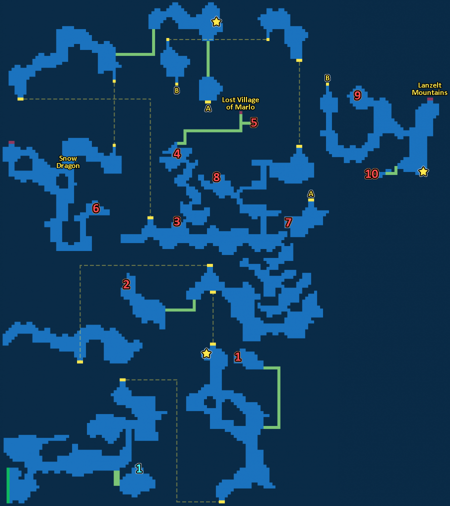 FFBE Wolfsfang Peak Map