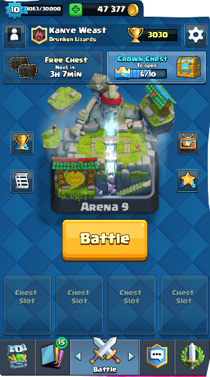 clash royale chest slot full