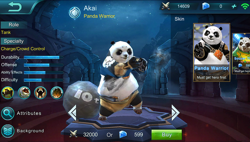 Akai Panda Warrior Review [Mobile Legends: Bang Bang]