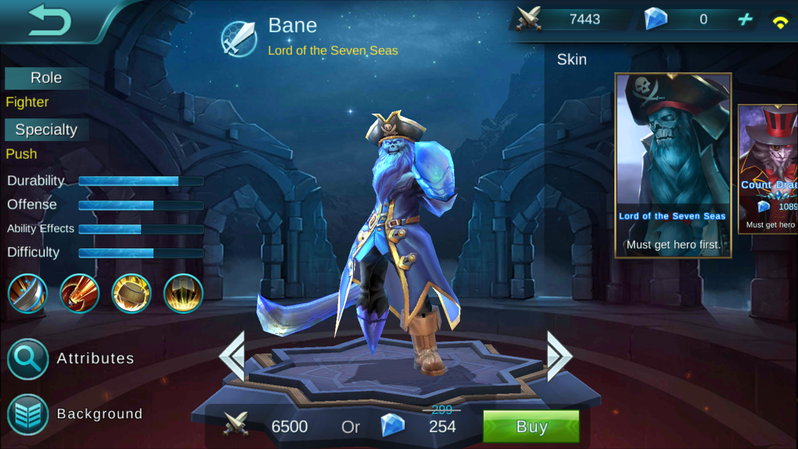 Bane Lord of the Seven Seas Review [Mobile Legends: Bang Bang]
