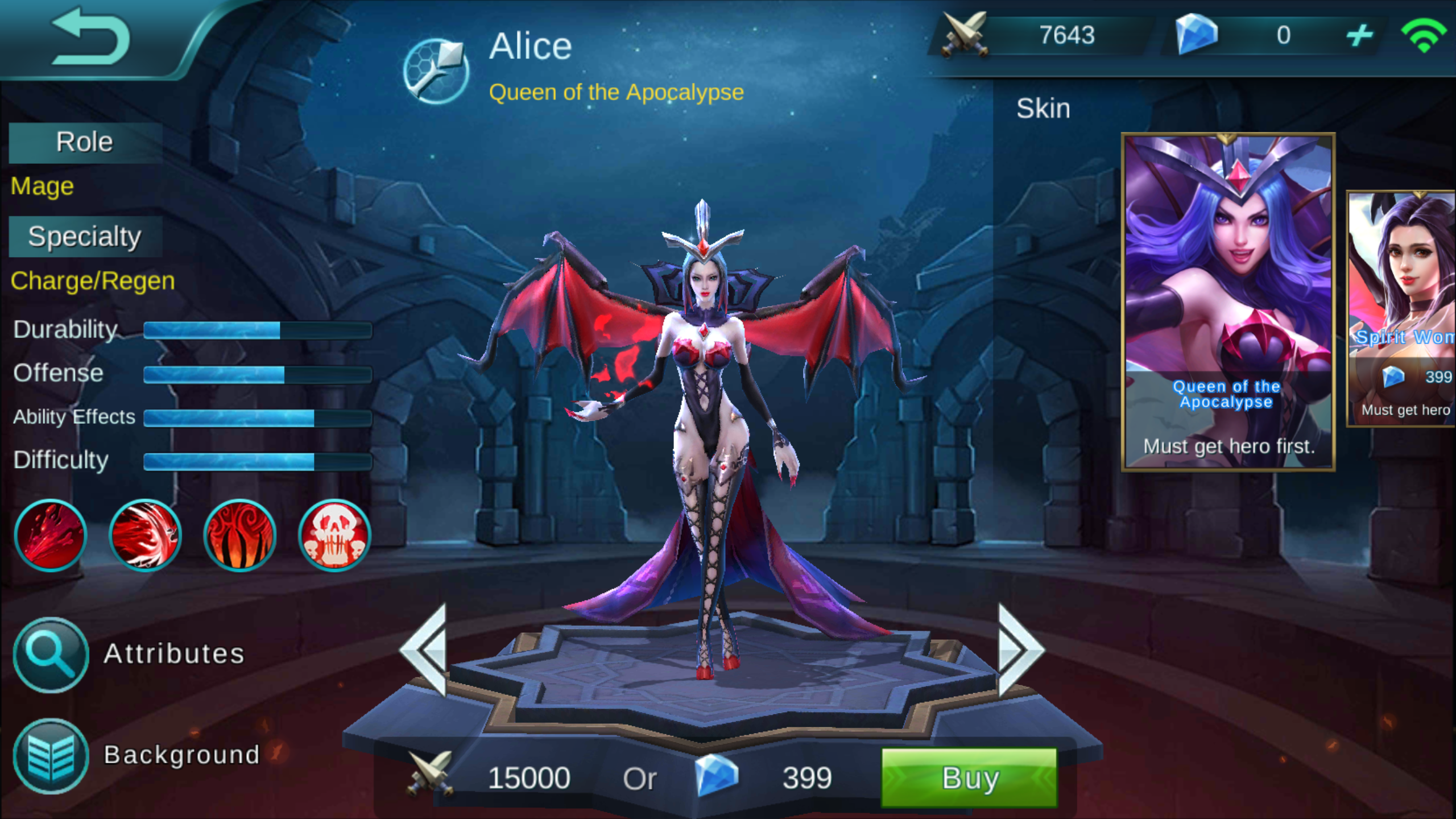 Alice Queen of the Apocalypse Review [Mobile Legends: Bang Bang]