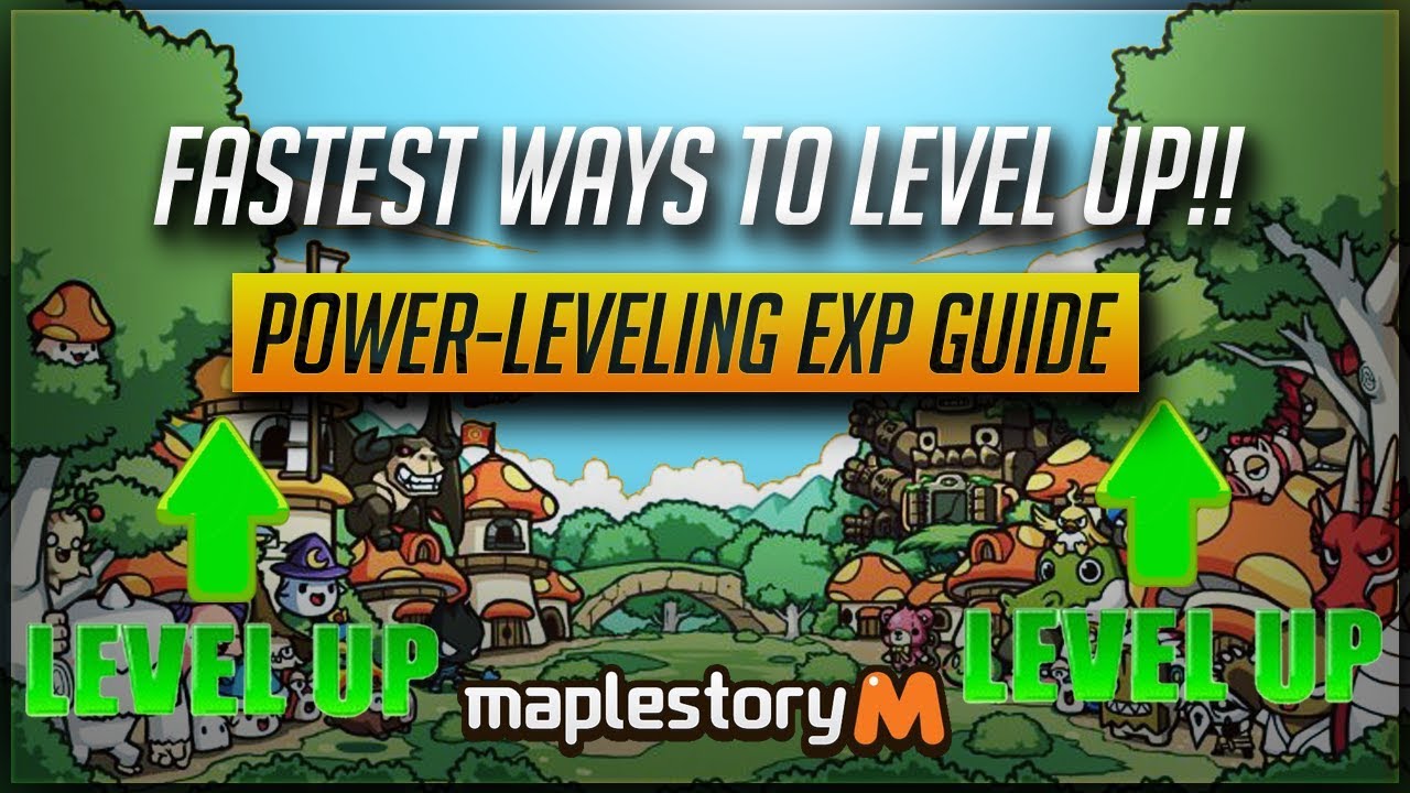 [MapleStory M] Power-Leveling Experience Guide!
