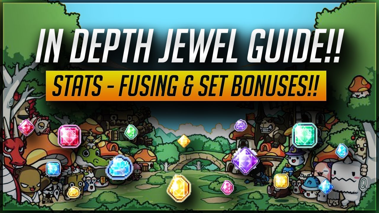 [MapleStory M] Jewel Guide! Fusing, Stats & Set Bonuses!!